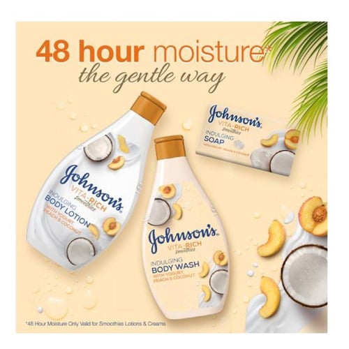 غسول جسم اللبن و خوخ وجوز الهند فيتا ريش من جونسون...