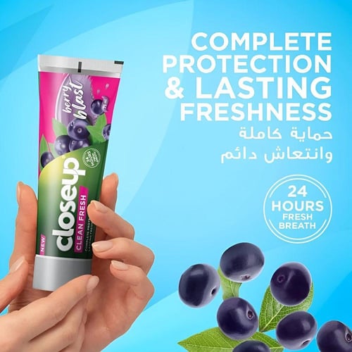 معجون الأسنان انتعاش التوت كلين فريش من كلوس اب -...