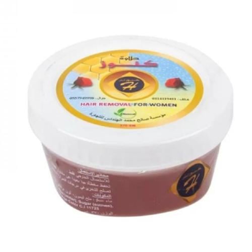 حلاوة/شمع ازالة الشعر احمر من كنوز - 370جرام