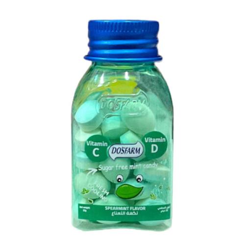 دوزفارم حلوى 22 جرام مع فيتامين بنكهة النعناع خالي...