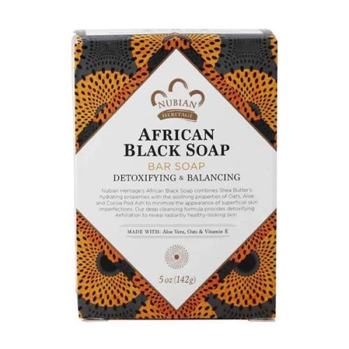 صابون قالب أسود أفريقي من نوبيان هيرتاج - 142جرام