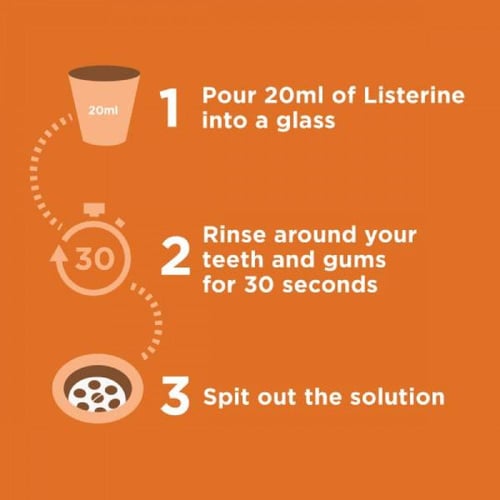 غسول فم مسواك من ليسترين - 250مل