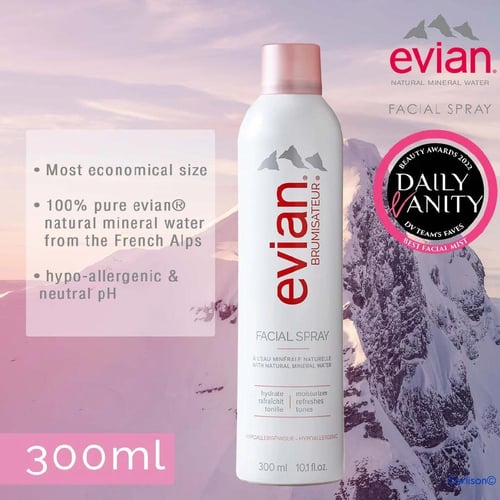 بخاخ مياه حرارية مرطب ومنعش للوجه من ايفيان - 300م...