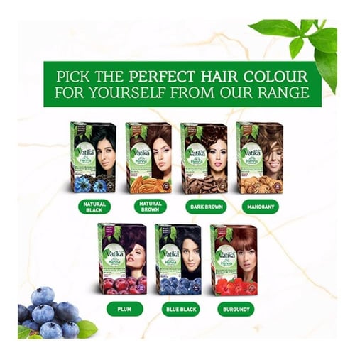 حناء صبغه شعر اسود مزرق 1.1 من فاتيكا - 60جرام