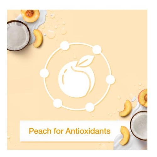 غسول جسم اللبن و خوخ وجوز الهند فيتا ريش من جونسون...