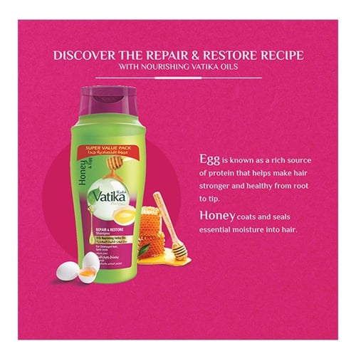 شامبو شعر تغذية مكثفة بالبيض والعسل من فاتيكا - 70...