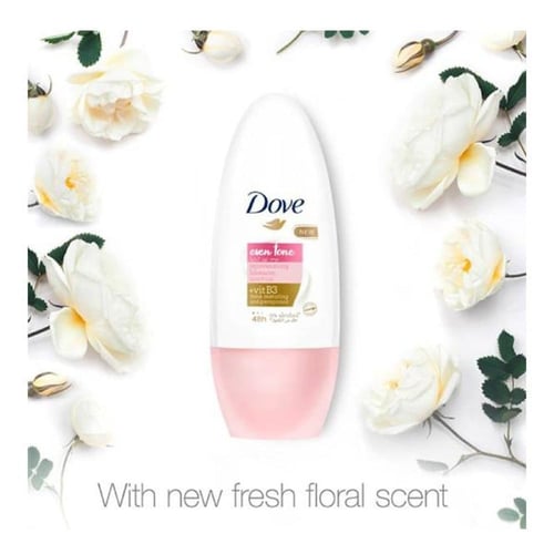 مزيل عرق رول موحد اللون البشرة زهري من دوف - 50مل