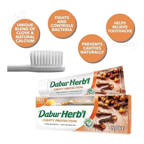 معجون الأسنان قرنفل من دابر - 150مل