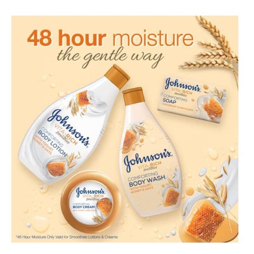 غسول جسم باللبن والعسل والشوفان فيتا ريش من جونسون...
