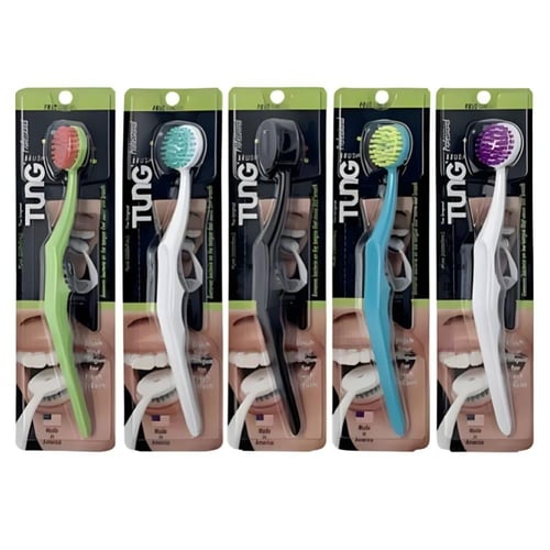 فرشاة تنظيف اللسان من تنج - 1قطعة