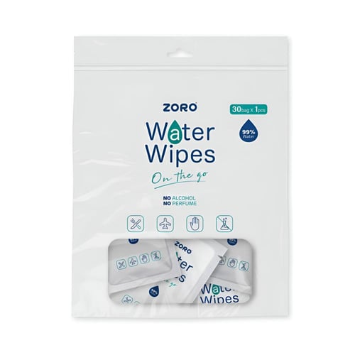 مناديل مبلله كيس منديل من زورو - 1 × 30 ظرف