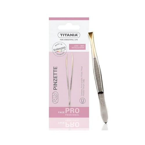 ملقط مستقيم رأس ذهبي من تيتانيا - 1060GA