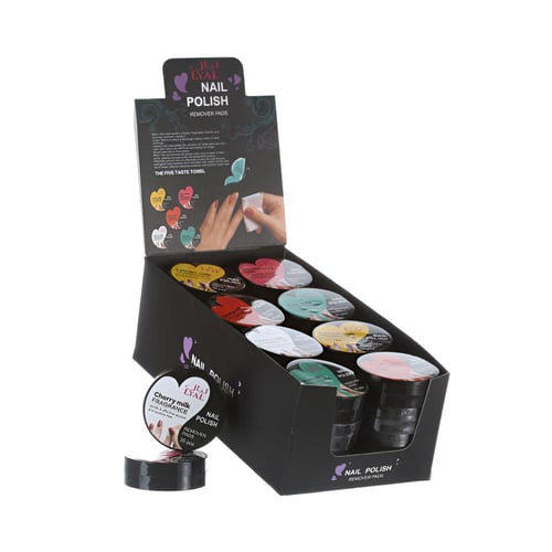 مناديل إزالة طلاء اظافر من ليال - 30منديل