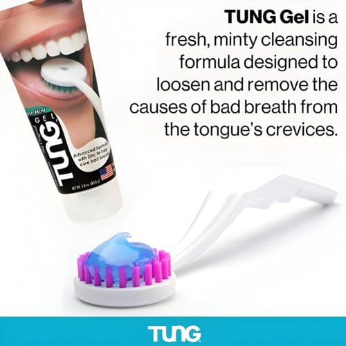 فرشاة تنظيف اللسان من تنج - 1قطعة