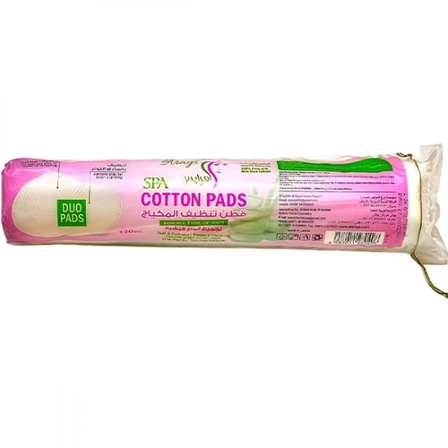 قطن مزيل المكياج دائري من العرايس - 120 حبة