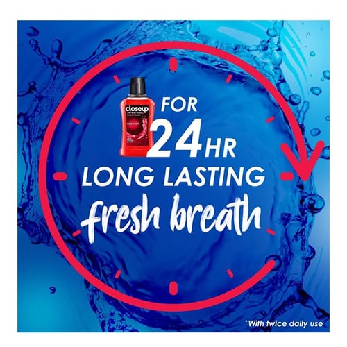 غسول فم مضاد للبكتيريا احمر حار من كلوس اب - 300مل