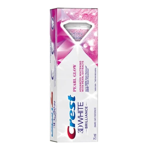 معجون الأسنان بريق اللؤلؤ ثري دي من كرست - 75مل