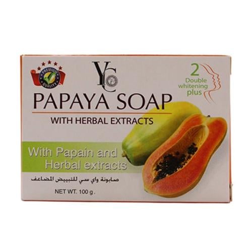 صابون قالب بخلاصة البابايا والاعشاب من واي سي - 10...