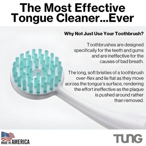 فرشاة تنظيف اللسان من تنج - 1قطعة