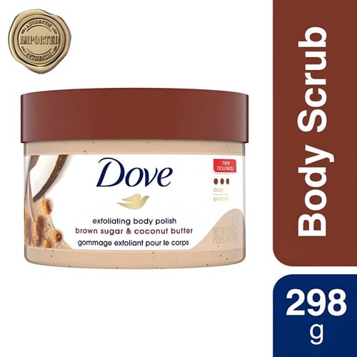 مقشر و ملمع للجسم السكر البني وزبدة جوز الهند   من...