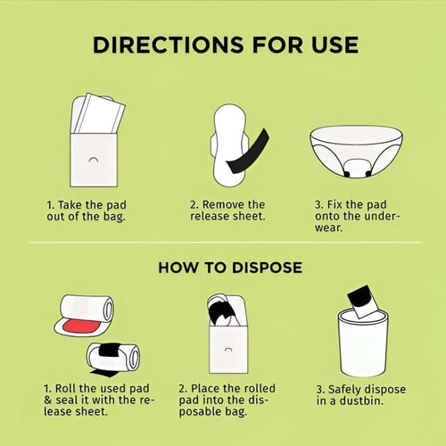 فوط صحية من القطن العضوي % 100 ولب الخيزران فائقة...