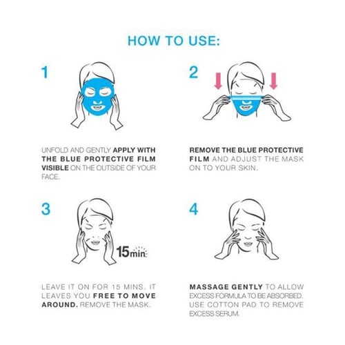 قناع ورقي للوجه الشاي الأخضر سكن ايكتيف من غارنييه...