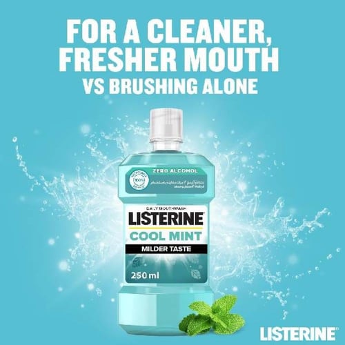 غسول فم كول مينت من ليسترين - 500مل +250مل