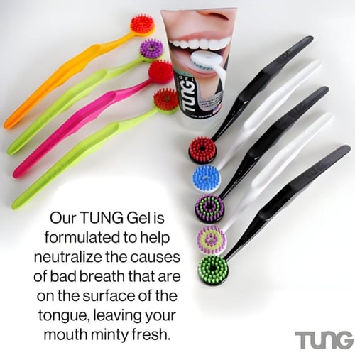 فرشاة تنظيف اللسان من تنج - 1قطعة