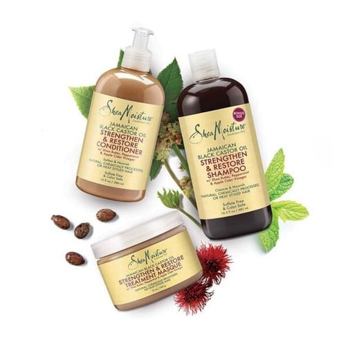 بلسم شعر زيت الخروع بزيت الخروع الاسود الجامايكي ل...