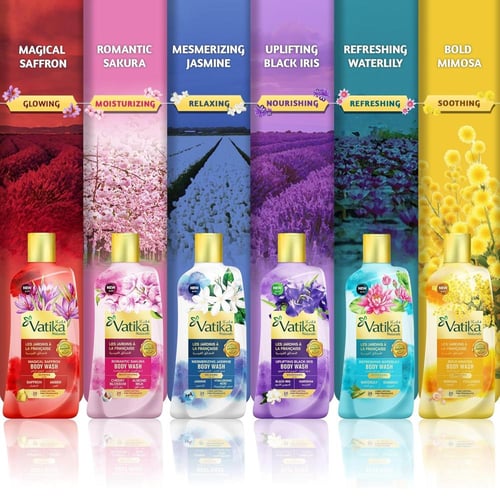 غسول جسم بالزعفران الساحر من فاتيكا - 250مل