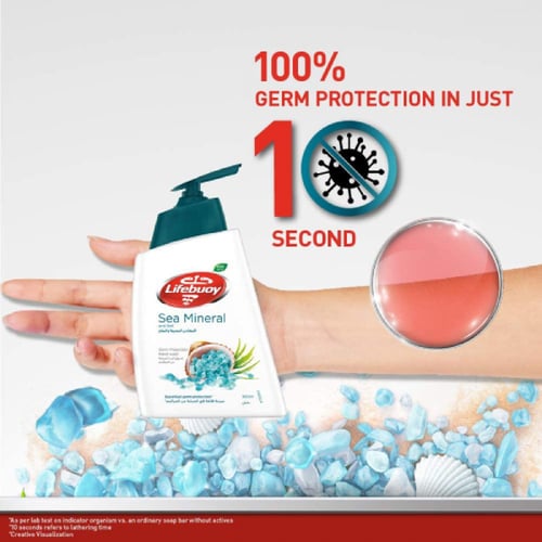 سائل استحمام معادن بحريه من لايف بو , 700 مل