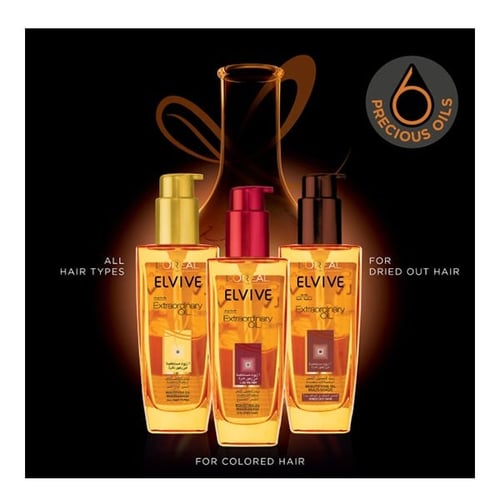 لوريال زيت شعر ايلفيف 100 مل للشعرالجاف