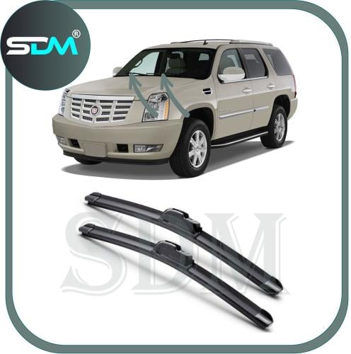 طقم مساحات زجاج امامي اسكاليد 2007-2014