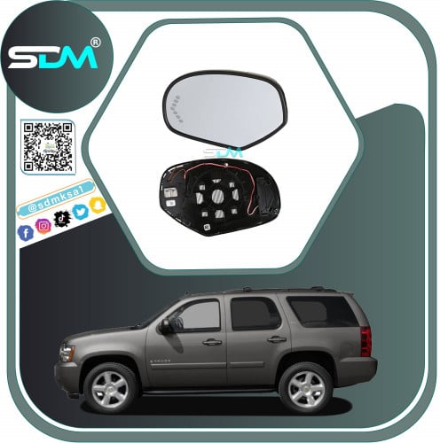 زجاج مراية يسار يوكن 2007-2014 باشارة نقاط