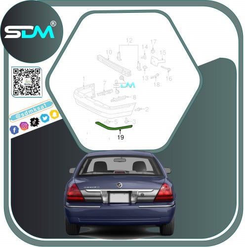 زيق صدام خلفي قراند ماركيز 1998-2011 يمين ويسار (...