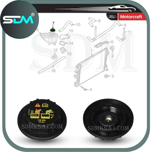 غطاء قربة ماء راديتر اكسبلورر 2011-2019