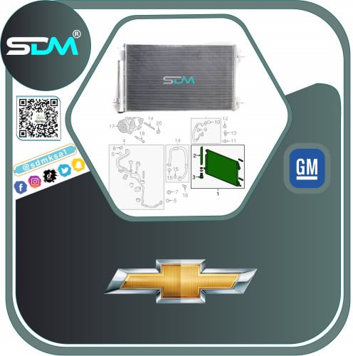 رديتر مكيف شفرولية سبارك 2016-2022 اصلي دايو