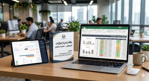 باقة إدارة إجازات الموظفين – ملفات Excel + برنامج...