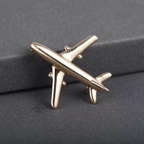 بروش طائرة (ذهبي / فضي )