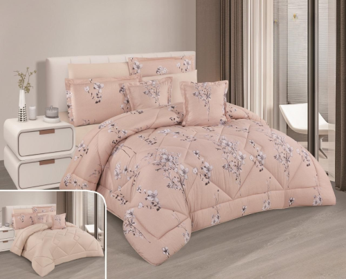 مفرش سيرين - صيفية مفرد ونص 5 قطع