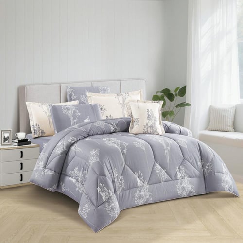 مفرش فلورا - قطن 100% - مزدوج 7 قطع