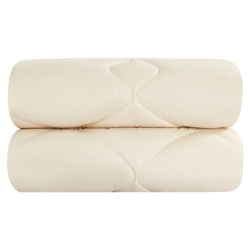 مفرش نسمه - صيفية مفرد ونص 4 قطع - بيج + ذهبي