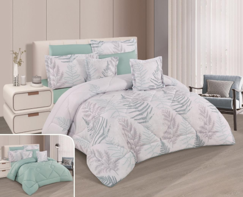 مفرش سيرين - صيفية مفرد ونص 5 قطع