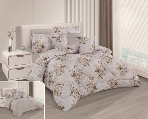 مفرش سيرين - صيفية مفرد ونص 5 قطع