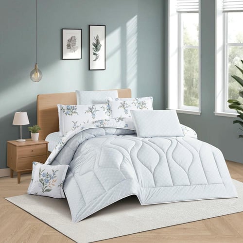 مفرش سيرين - صيفية مزدوج 7 قطع