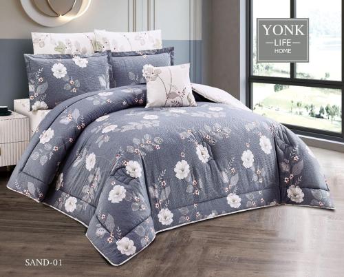 مفرش ساند - قطن - مزدوج 7 قطع