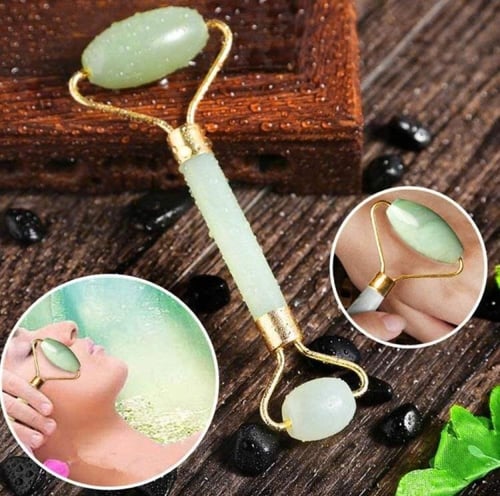 مجموعة العناية بالبشرة جاد رولر الأصلي + حجر التدل...