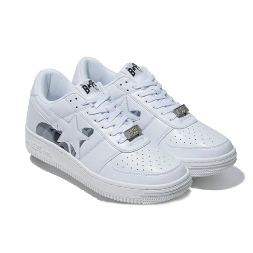 حذاء Bathing Ape بابي ستا أبيض مونستر