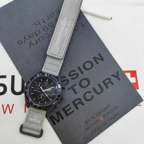 ساعة نسائية للارتداء اليومي اوميغا × سواتش مون سوا...