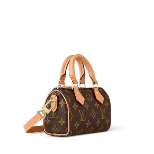 حقيبة لويس فيتون Nano Speedy كتف – مونوغرام بني أي...